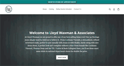 Desktop Screenshot of lloydwaxman.com